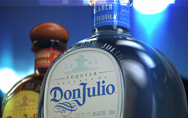 Don Julio Tequila – Blanco Detail Three Shot