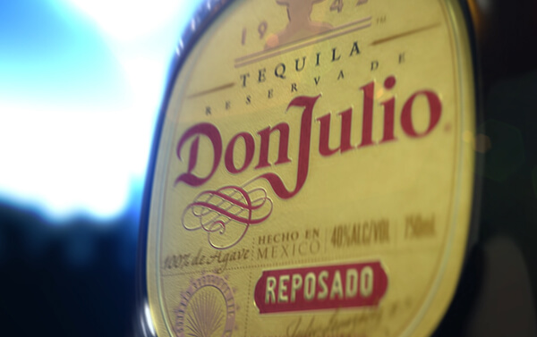 Don Julio Tequila – Reposado Detail Three Shot